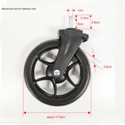 Stroller Wheel For Stokke Xplory V4 V5 V6 Pushchair Front Wheel DIY Buggy Wheel Baby Replacement Accessories