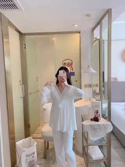 Maternity Modal Pajamas Homewear Sets Across V neck Feeding Pajamas for Pregnant Women Pregnancy Home Hospital Night Wear