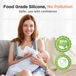 BPA-free USB Portable 2Pcs Electric Breast Pumps Hands Free Wearable Breast Pump Silent Comfort Breast Milk Extractor Collector
