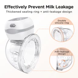 BPA-free USB Portable 2Pcs Electric Breast Pumps Hands Free Wearable Breast Pump Silent Comfort Breast Milk Extractor Collector