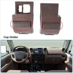 A07I Car Dashboard Interior Cup Holder For Toyota Land Cruiser 70 76 79 Seires LC70 LC76 LC79 Replacement