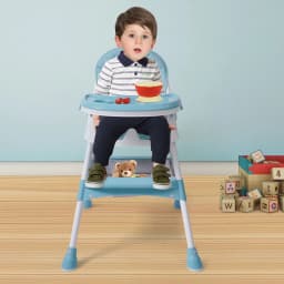Kids High Chair Baby High Chairs from Birth Children's High Chair with Tray for Eating Baby Eating Chair Height Adjustable