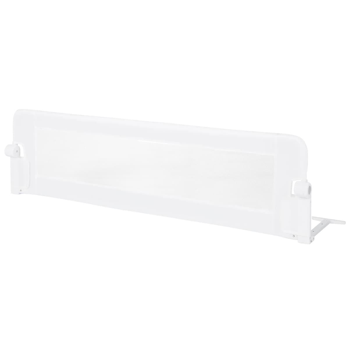 Foldable Bed Rail for Toddlers, 152cm Swing Down Baby Bed Guard Rail with Adjustable Safety Strap, Universal Kids Bedrail Guard