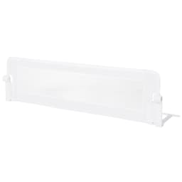 Foldable Bed Rail for Toddlers, 152cm Swing Down Baby Bed Guard Rail with Adjustable Safety Strap, Universal Kids Bedrail Guard