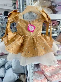 Christmas children's Dress 2025 New style red sequined puffy tulle girls' princess dress cross-border delivery