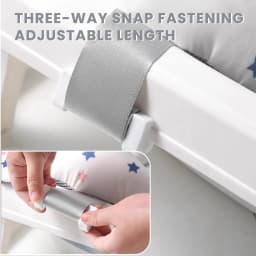 Foldable Baby Bathtub with Bath Pillow, Seat & Thermometer, for Newborns to Toddlers (0-3 Years) Perfect Baby Shower Gift