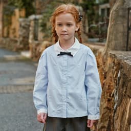Dave Bella Children's Spring Long Sleeve Shirt Girls White Gentle Blouse Tops Kids Elegant Cotton Top Party DK1260858