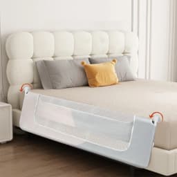 Bed Rails for Babies and Children - 150/180/200 cm Bed Guard Rail - Fall Protection for Children's Beds, Family Beds - Foldable