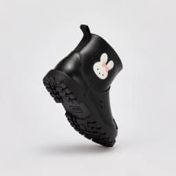 Dave Bella Girls Leather Boots Winter Princess Kid Elegant Soft Anti Slip Velvet Shoes Waterproof Children Black Boots DB4254489
