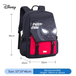 Disney MARVEL Spider-Man Ultra-Lightweight Breathable Polyester Fibre School Bag Backpack Children's Bag