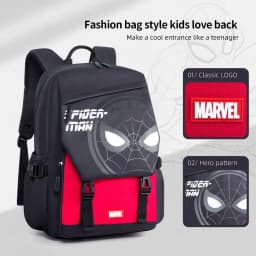 Disney MARVEL Spider-Man Ultra-Lightweight Breathable Polyester Fibre School Bag Backpack Children's Bag