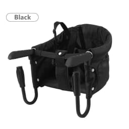 Hook-On Chair Fold-Flat Storage and Tight Fixing Clip on High Chair for Babies Toddlers Portable Booster Seat for Home Dining