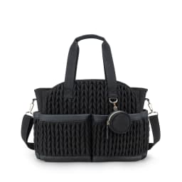 New Quilted Mommy Bag One Shoulder Handheld Storage Bag Waterproof Fabric Insulation for Mother and Child Travel