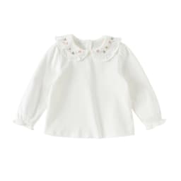 Dave Bella Children Cotton T-shirts Girls Clothing Spring Autumn Baby Casual Bottoming Tops Kids Long Sleeve Pullover DB1260230