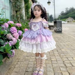 Ins Party Dress for Girls Handmade Boutique Quality Wedding Costume for Girls Dresses for Lolita for Girls Bridesmaid Dress