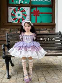 Ins Party Dress for Girls Handmade Boutique Quality Wedding Costume for Girls Dresses for Lolita for Girls Bridesmaid Dress
