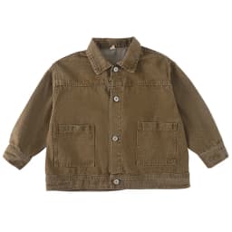 2026 Autumn New Children Long Sleeve Coat Solid Girls Loose Denim Jacket Boys Fashion Casual Cardigan Baby Tops Kids Clothes