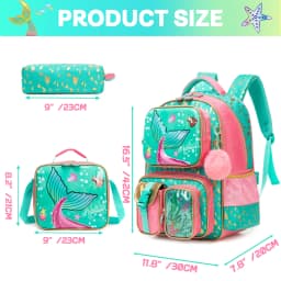 Cute Backpack for Girls Backpacks for Elementary Preschool Students Kids School Cute Backpack Lunch Bag and Penbag