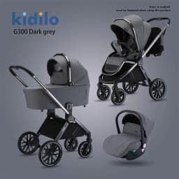2026 New High-view Three-in-one Baby Stroller with Two-way Folding and Shock-absorbing Function for Newborn Babies