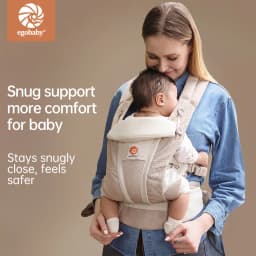 Egobaby Omini the 360 Is a Breathable Mesh Baby Carrier with Ventilation All Around. Designed for Infants to Toddlers. Features Lumbar Support.