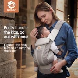 Egobaby Omini the 360 Is a Breathable Mesh Baby Carrier with Ventilation All Around. Designed for Infants to Toddlers. Features Lumbar Support.