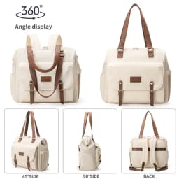 PANGDUBE Diaper Bag Backpack Large Capacity Waterproof Maternity Nappy Bag with Insulated Bottle Pocket Shoe Compartment Luggage
