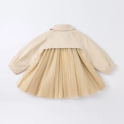Dave Bella Children Lace Mesh Jacket Autumn Spring Baby Girls Khaki Elegant Coats Kids Clothing Long Sleeves Outerwear DB1261548