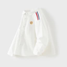 Dave Bella Children Pure Cotton Shirt Boys Clothes Autumn Spring Kids Elegant Formal Blouse Outdoor Tops College Style DB1260911