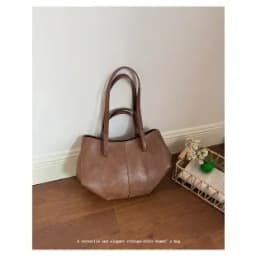 Simple Minimalist Diaper Bags For Women Elegant Designer Leather Tote Bag Vintage Trendy Luxury Commuter Bag