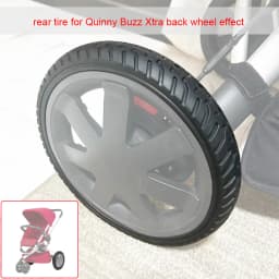 Custom Rear Tire Each For Quinny Moodd Or Buzz Xtra Back Wheel All Terrian Trye Cove With Tread DIY Baby Buggy Accessories