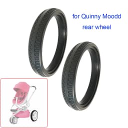 Custom Rear Tire Each For Quinny Moodd Or Buzz Xtra Back Wheel All Terrian Trye Cove With Tread DIY Baby Buggy Accessories