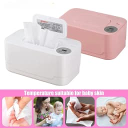 LED Display Baby Wipe Warmer Heater Wet Towel Dispenser Portable USB Charge Baby Wipe Warmer Napkin Heating Box Home/Car Use