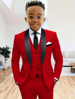 New Arrival Boys Formal Suit Set 3 Pieces Jacket Vest Pants Wedding Tuxedo Kids Shawl Lapel Slim Fit Suits For Birthday 2-20T