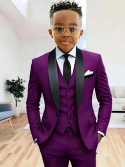 New Arrival Boys Formal Suit Set 3 Pieces Jacket Vest Pants Wedding Tuxedo Kids Shawl Lapel Slim Fit Suits For Birthday 2-20T