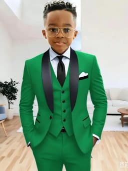 New Arrival Boys Formal Suit Set 3 Pieces Jacket Vest Pants Wedding Tuxedo Kids Shawl Lapel Slim Fit Suits For Birthday 2-20T