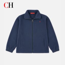 CH Girls' Full Zip Jacket Stand Collar Warm Casual Coat with Pockets Kids Autumn Winter Outdoor Outerwear