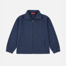 CH Girls' Full Zip Jacket Stand Collar Warm Casual Coat with Pockets Kids Autumn Winter Outdoor Outerwear