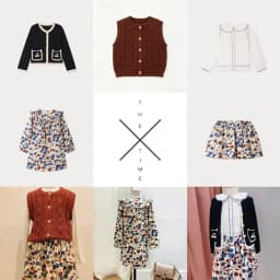 Pre-sale(ship September) 2026 BP Vest Autumn Baby Girls Print Dress Handmade Crochet Cardigan for Girls Kids Shirts & Skirts Set