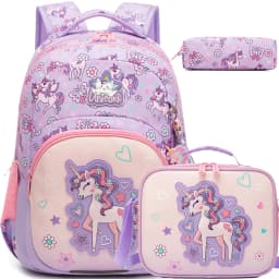 School Backpack for Boys Kids Backpack for Boys Primary School Daypack Elementary Students Kids Schoolbag with Lunch Bag