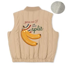 -Cute Fruit Kitten Candy Pattern Embroidered Winter Coat Zipper Baseball Jacket for Children Back Printed 2026 New Children Coat