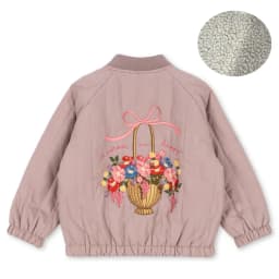 -Cute Fruit Kitten Candy Pattern Embroidered Winter Coat Zipper Baseball Jacket for Children Back Printed 2026 New Children Coat