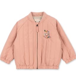 -Cute Fruit Kitten Candy Pattern Embroidered Winter Coat Zipper Baseball Jacket for Children Back Printed 2026 New Children Coat