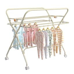 Changing Table with Wheels, with Storage Basket on Side Iron Frame, Max Load 25 kg for Newborns, Ergonomic Design, Storage, for Newborns