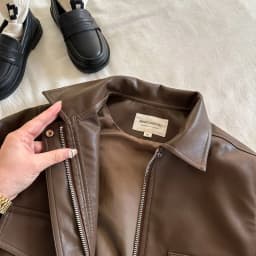 Childrens Jacket 2026 Autumn New Solid Color Collar Leather Jacket for Boys and Girls Baby Short Coat Trendy