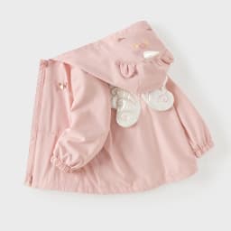 Dave Bella Jacket Autumn Hooded Children Girls Topcoat Spring Clothes Outerwear Cartoon Unicorn Fashion Outdoor Casual DB3262606