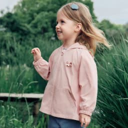 Dave Bella Jacket Autumn Hooded Children Girls Topcoat Spring Clothes Outerwear Cartoon Unicorn Fashion Outdoor Casual DB3262606