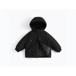 Kids Hooded Ski Jacket Winter Snow Coat Waterproof Windproof Outdoor Padded Jacket with Quilted Lining Boys Girls Warm Outwear