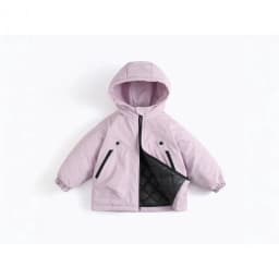 Kids Hooded Ski Jacket Winter Snow Coat Waterproof Windproof Outdoor Padded Jacket with Quilted Lining Boys Girls Warm Outwear