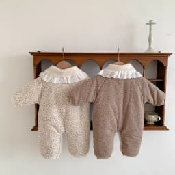 2026 Winter Plush Thicken Baby Romper Toddler Girls Boys Jumpsuit One-Pieces Bodysuits Baby Padded Thickened Crawling Suit
