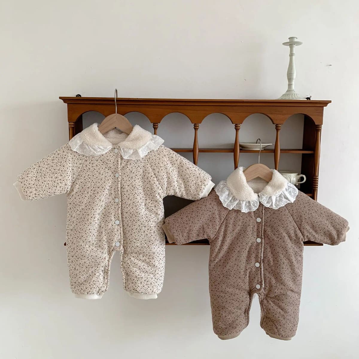 2026 Winter Plush Thicken Baby Romper Toddler Girls Boys Jumpsuit One-Pieces Bodysuits Baby Padded Thickened Crawling Suit